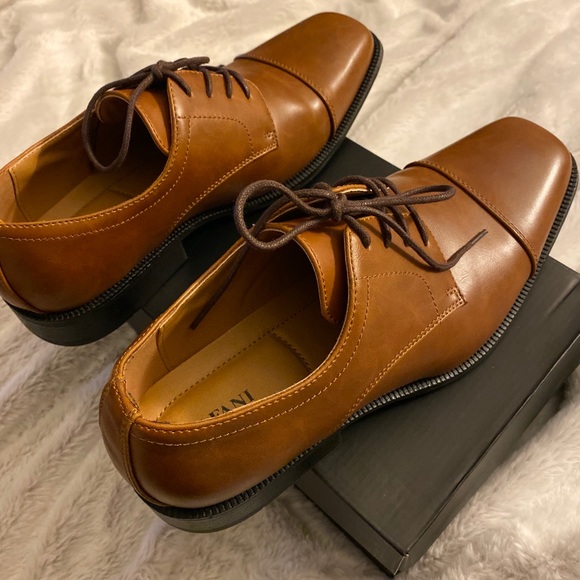 Alfani Other - Alfani Men’s Adam Cap Toe Oxford (tan) sz 12